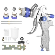 Pistola de Pintura com Ar Feed Copo 600ML e Bico para Carro Móveis Parede Máquina Alta Volume Baixa Pressão - imagem 1