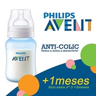 Mamadeira Anticólicas 260ml Azul + Bico 3 Philips Avent - Kit Duplo Conforto - imagem 5