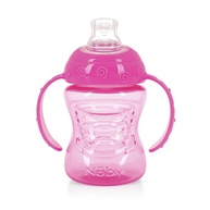 Copo de Treinamento Nuby com Alça e Super Bico de Silicone Rosa - Ideal para Transição do Leite Materno - imagem 1