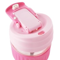 Pimpolho Copo 2 em 1 Canudo e Bico 350ml Rosa - Praticidade e Segurança para Bebês - imagem 4