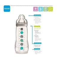 Mamadeira MAM Easy Active 330ml - Design Ergonômico e Bico Skinsoft para Bebês a Partir de 4 Meses - imagem 4