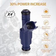 Kit 4 Bicos Injetores 4 Furos Ford Escape/Focus, Mazda Tribute, Mercury Mariner L4 2.0L/2.3L - imagem 4