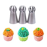 Bicos de Confeitar Carol: Kit 3 Peças Profissional - imagem 1