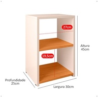 Mesa de Cabeceira com Nicho Basic New Bide - Design Moderno e Funcional para seu Quarto - imagem 4