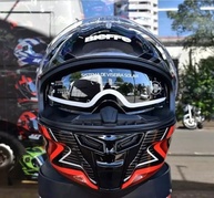 Capacete Masculino Bieffe B-Fast Strak Vermelho: Segurança e Estilo para Sua Pilotagem - imagem 4