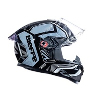 Capacete Bieffe B12 Phantom Preto e Prata: Segurança e Estilo para Sua Pilotagem - imagem 4