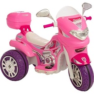 Moto Elétrica Biemme Sprint Turbo Rosa 12V com Capacete - Diversão Segura para Crianças! - imagem 2
