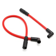 Kit Fio Vela Ignição 10.4mm Harley Davidson Big Twin Dyna Softail 2000-2017 (Vermelho) - imagem 1