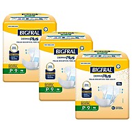 Bigfral Derma Plus P: Kit 3x9 Fraldas Geriátricas - imagem 1