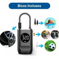 Compressor de Ar Portátil Digital 150 PSI com Lanterna LED - Essencial para Carro, Moto, Bike e Mais! - imagem 4