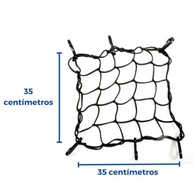 Rede Elástica Aranha 35x35cm para Moto e Bike: Transporte Seguro de Capacete e Objetos - imagem 3