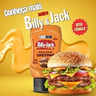 BILLY & JACK Molho Cheddar Billy & Jack 200 Gramas - imagem 3