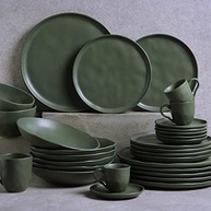 Conjunto 6 Pratos de Sobremesa Bio Stoneware Leaf 21,5cm - Porto Brasil - imagem 3