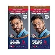 Biocolor Homem Castanho Claro: Renove Seus Fios em 10 Minutos - imagem 1