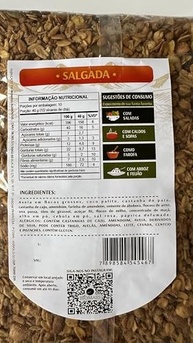 Granola Salgada com Cereais e Castanhas - Biomass, Vegana, Sem Conservantes - 400g - imagem 2