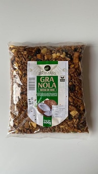 Granola Néctar de Coco Biomass, Vegano, Rico em Cereais e Oleaginosas, 400g - imagem 1