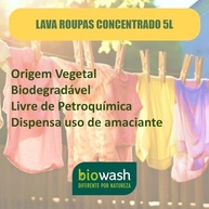 Biowash Lava Roupas Líquido Citrus 5L - Limpeza Poderosa e Ecológica sem Amaciante - imagem 4