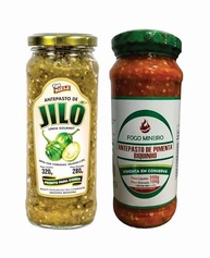 Antepasto de Jiló 320g Riele + Antepasto de Pimenta Biquinho 350g Fogo Mineiro - imagem 3