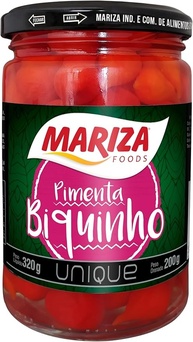 Pimenta Biquinho Mariza Unique 200g Pote Vidro - imagem 1