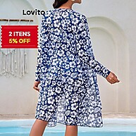 Biquíni Boho Floral Lovito: Estilo e Conforto! - imagem 1