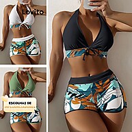 Biquíni com Estampa Floral Lovito: Sexy e Confortável - imagem 1