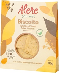 Kit 3X: Biscoito Nutritional Yeast/Alecrim S/Glúten Alere70g - imagem 1