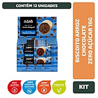 Biscoito de Arroz com Chocolate Naturatta: Zero Açúcar! - imagem 1