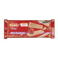 Biscoito Wafer Vilma Morango 115g: Crocância e Sabor! - imagem 1