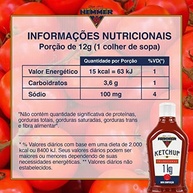 Hemmer Ketchup Tradicional Bisnaga 1kg - imagem 3