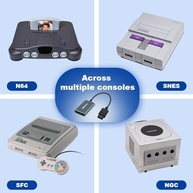 Adaptador HDMI BITFUNX N64/NGC/SFC/SNES: Reviva seus Clássicos com Qualidade Impecável! - imagem 4