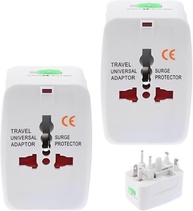 Kit 2 Adaptadores de Tomada Universal Bivolt: Conecte-se a Mais de 150 Países! - imagem 1