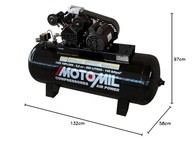 Compressor de Ar Motomil 10 Pés 2HP 200L Bivolt - Potência e Eficiência para Seu Trabalho - imagem 3