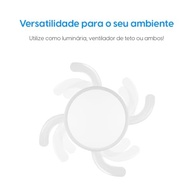 Ventilador Retrátil Silence Air Pro Elgin – 4 Pás, 6 Velocidades, LED 36W, Controle Remoto, Bivolt - imagem 5