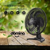 Ventilador Oscilante Dominá 50cm Mesa Preto Bivolt com Motor WEG - Silencioso e Potente - imagem 4
