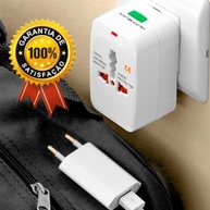 Kit 2 Adaptadores de Tomada Universal para Viagem: Bivolt, Seguro e Compacto - imagem 5