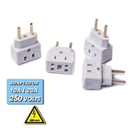 Adaptador Tomada Bob Esponja Benjamin 10A/20A Bivolt - Plug Pino Grosso 250V - imagem 5