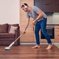 Mop Elétrico sem Fio Multi - HO315: Limpeza Inteligente para Pisos e Vidros com 15W e Bateria Bivolt - imagem 2