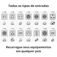 Adaptador de Tomada Universal 150 Países - Viagem Bivolt Premium FastJoy - imagem 4