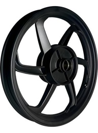 Roda Traseira Honda Biz 100/125 6 Palitos Preta - Estilo e Durabilidade - imagem 1