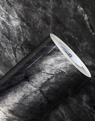 Adesivo para Pia Mármore Silver Black Impermeável - Proteção Elegante e Duradoura - imagem 3
