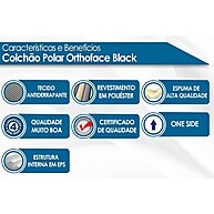 Colchão Solteiro Polar: Conforto Anatômico Black - imagem 2