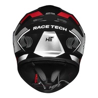Capacete Race Tech Hit Draw Black Silver: Segurança e Estilo para Sua Aventura - imagem 3