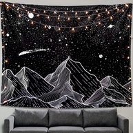 Tapeçaria Zussun Black-a 50"x60" - Decore com Estilo e Versatilidade - imagem 1