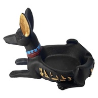 Cinzeiro Egípcio Anubis Black Pequeno em Resina - Decoração e Estilo para Ambientes Exclusivos - imagem 4
