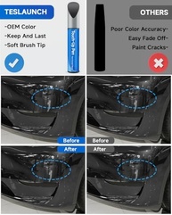 Tinta de Retoque Diamond Black (PX00) para Tesla - Reparo DIY de Arranhões e Lascas para Model 3 Highland 2024+ e Model Y Juniper 2025+ - imagem 3