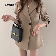 Blazer Feminino Elegante Lovito: Estilo e Conforto - imagem 1