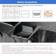 Veepeak OBDCheck BLE: Scanner Bluetooth OBD2 para Diagnóstico de Motor iOS/Android - imagem 5