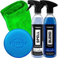 Kit Vonixx Cera Blend 500ml Selante sem Toque Spell 500ml Aplicador Espuma Toalha 30x30 Karbox - imagem 1