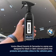 Vonix Blend Ceramic & Carnaúba Spray Wax Black Edition: Brilho e Proteção Duradoura para Pinturas Escuras - imagem 4