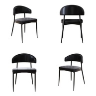 Cadeira Bless Fixa em Courino - 4 Unidades | Conforto e Estilo para Seu Ambiente - imagem 2